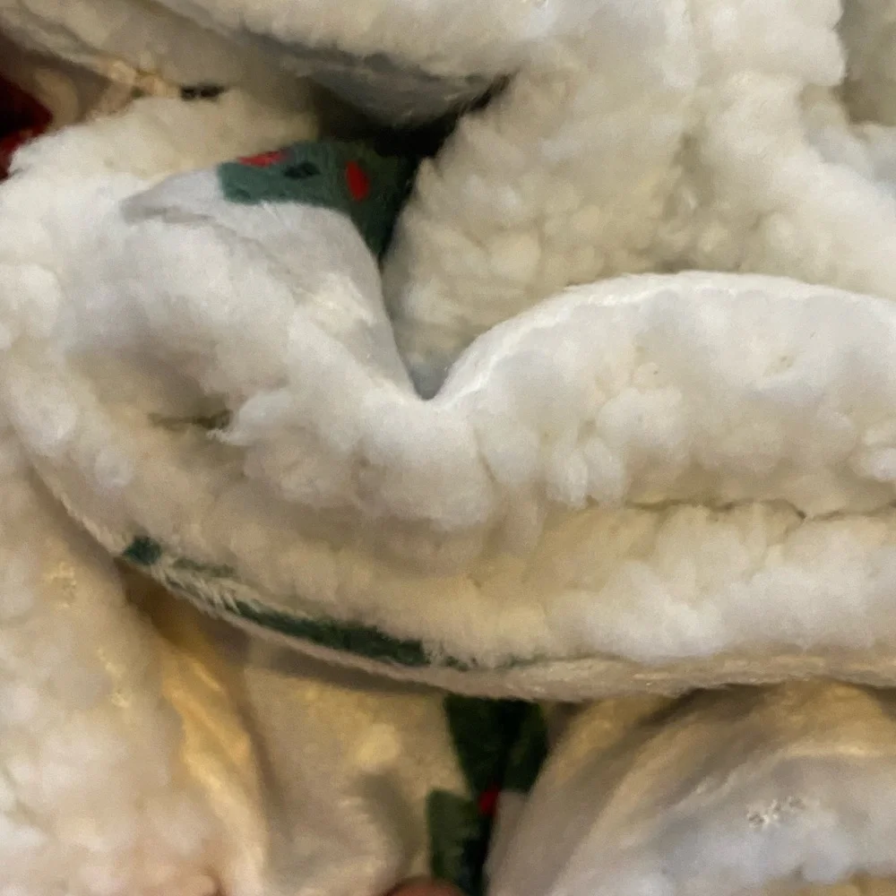 NWT Christmas Snow Globe Sherpa Throw 50”x70”